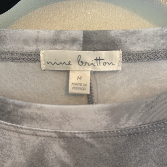 Nine Britton Grey Tie-Dye Midi Dress - Picture 2 of 3